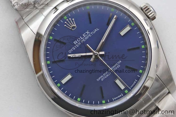 MiroTime 0105 Oyster Perpetual 39mm 114300 EWF 1:1 Best Edition 904L Steel Blue Dial on SS Bracelet SA WaterResistant 2005